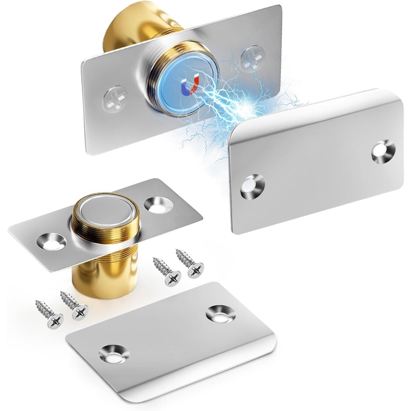 Magnetic Catch Door - 2 Peças de Fechadura Magnética Invisível