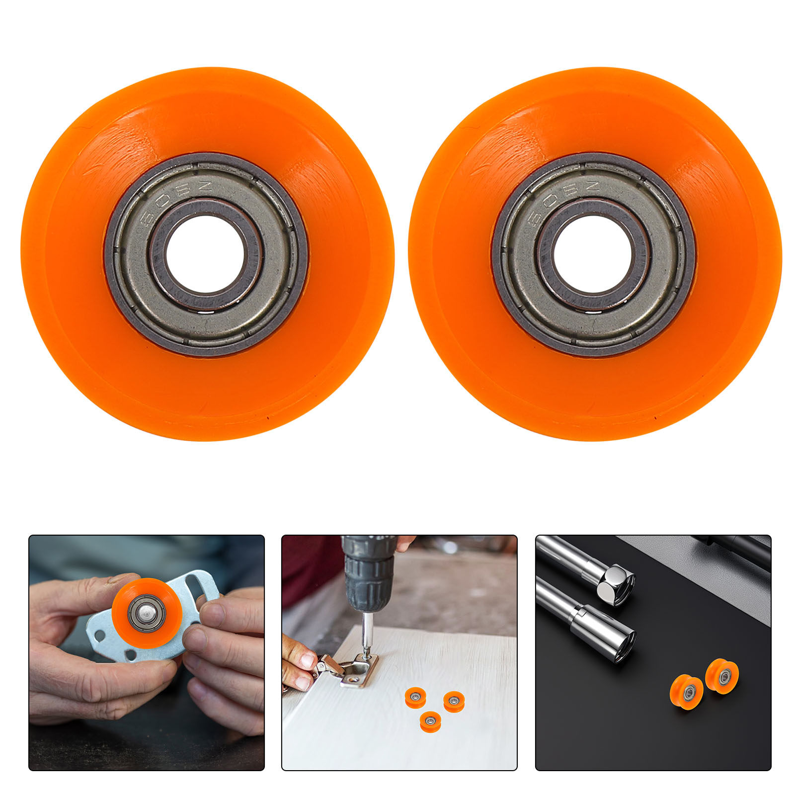 Furniture Hardware Replacement - 5 Peças de Roldanas de Nylon