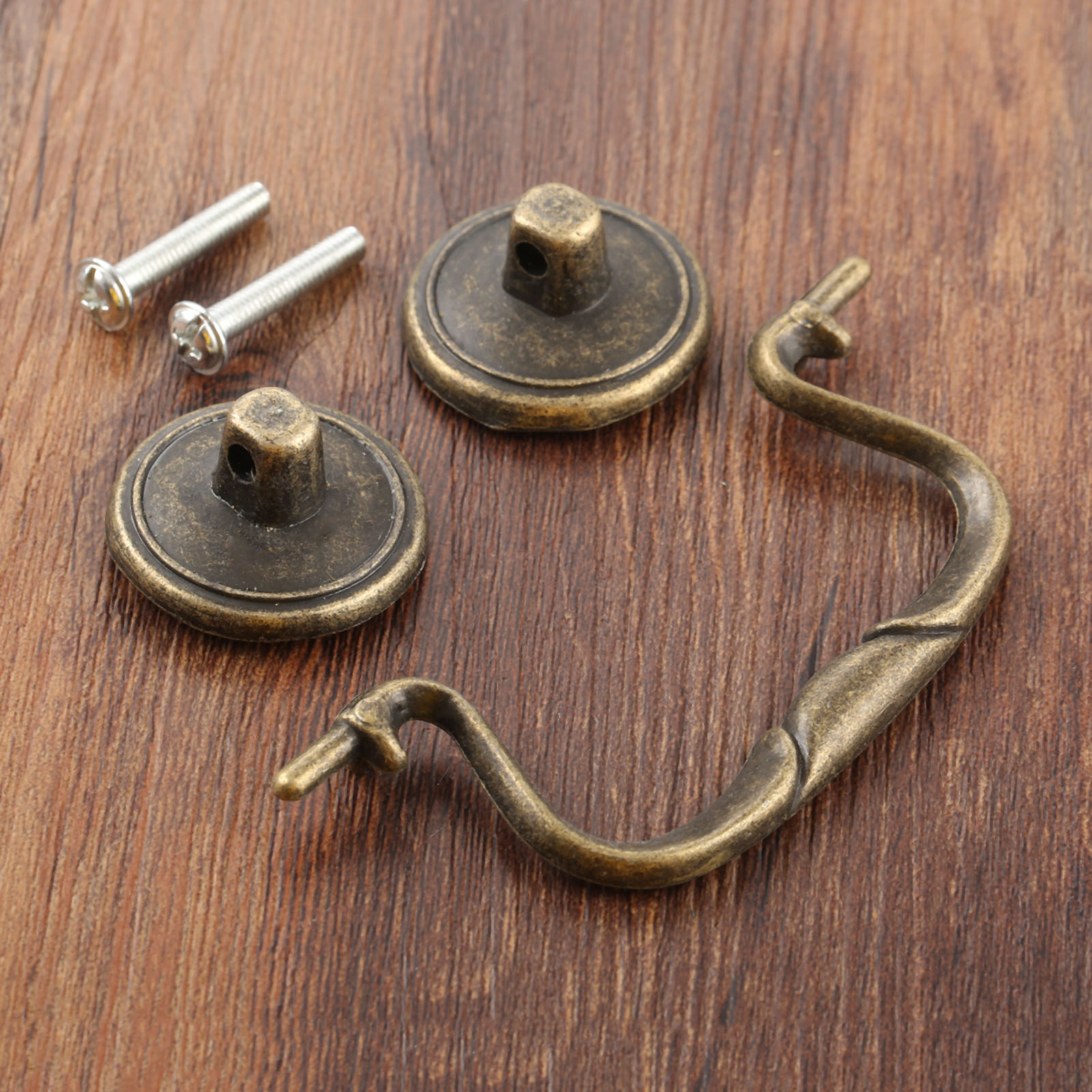 Furniture Hardware Shop - Puxadores de plástico vintage com parafusos,