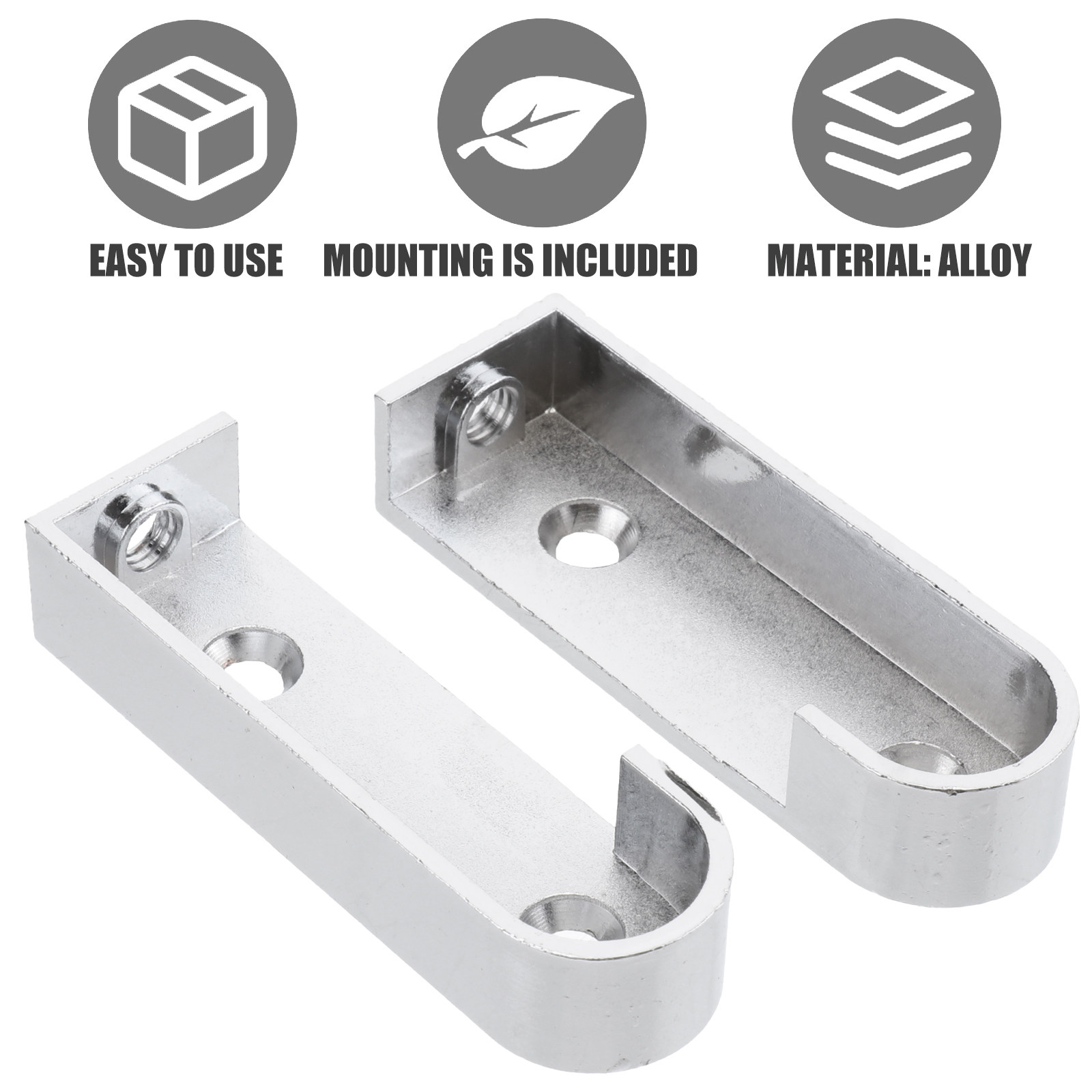 Furniture Hardware High End - 2 Peças Suportes de Haste de