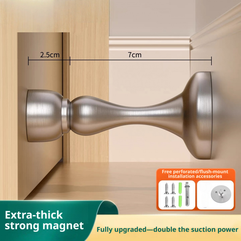 Magnetic Catch Door - Batente de Porta em Aço Inoxidável,