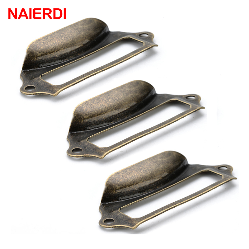 Furniture Hardware Names - 10 pçs naierdi antigo alças caixa