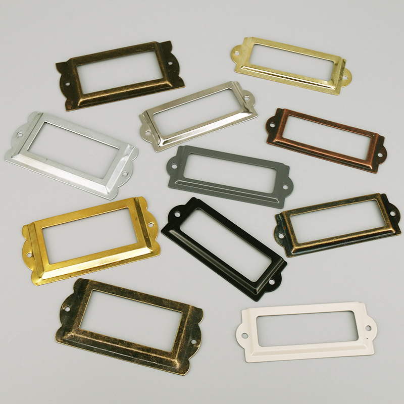 Furniture Hardware Names - 4 pçs antigo ferro tag etiqueta
