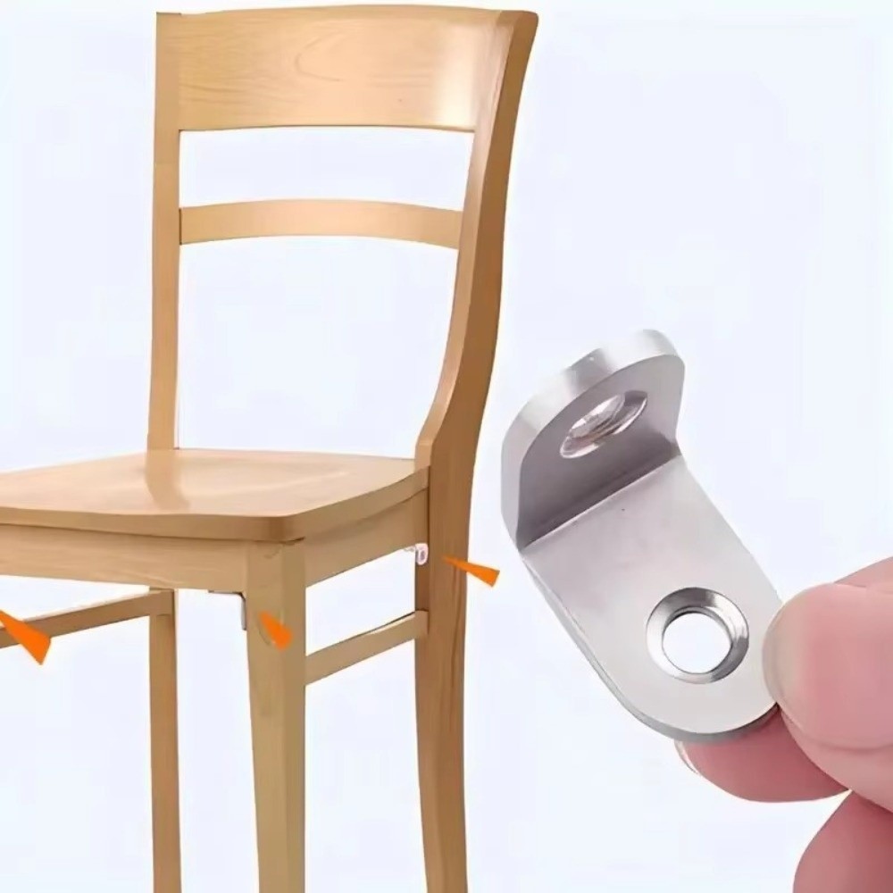 Furniture Hardware Connectors - 10 pçs de aço inoxidável ângulo
