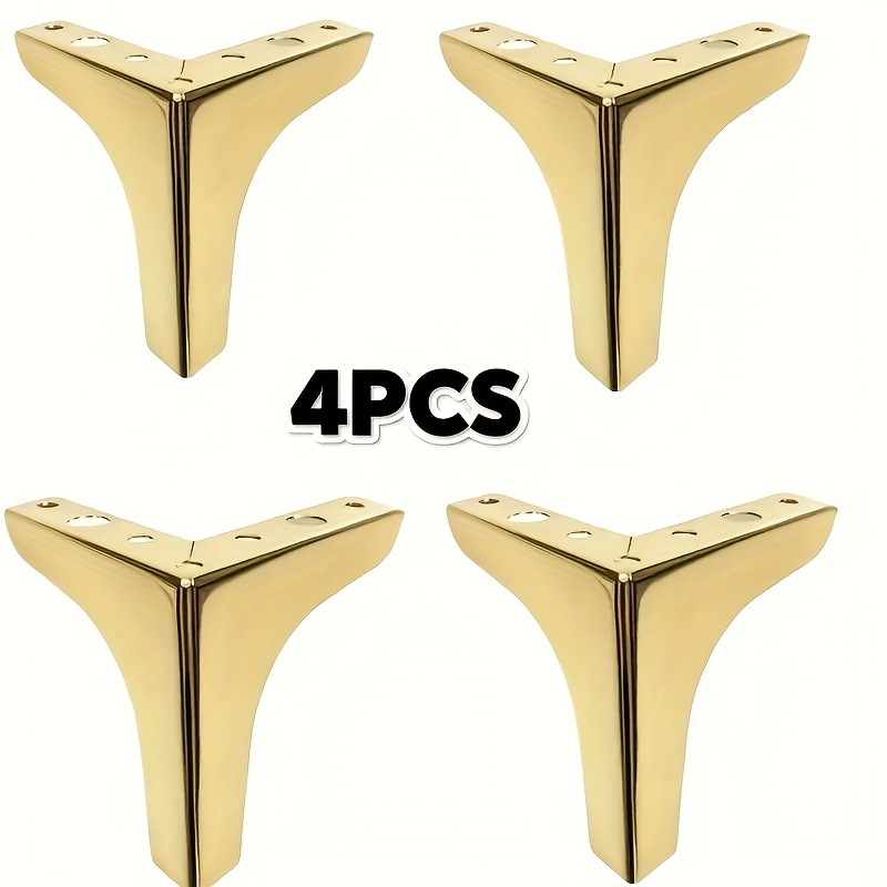 Furniture Hardware Replacement - 4 peças de pés de metal