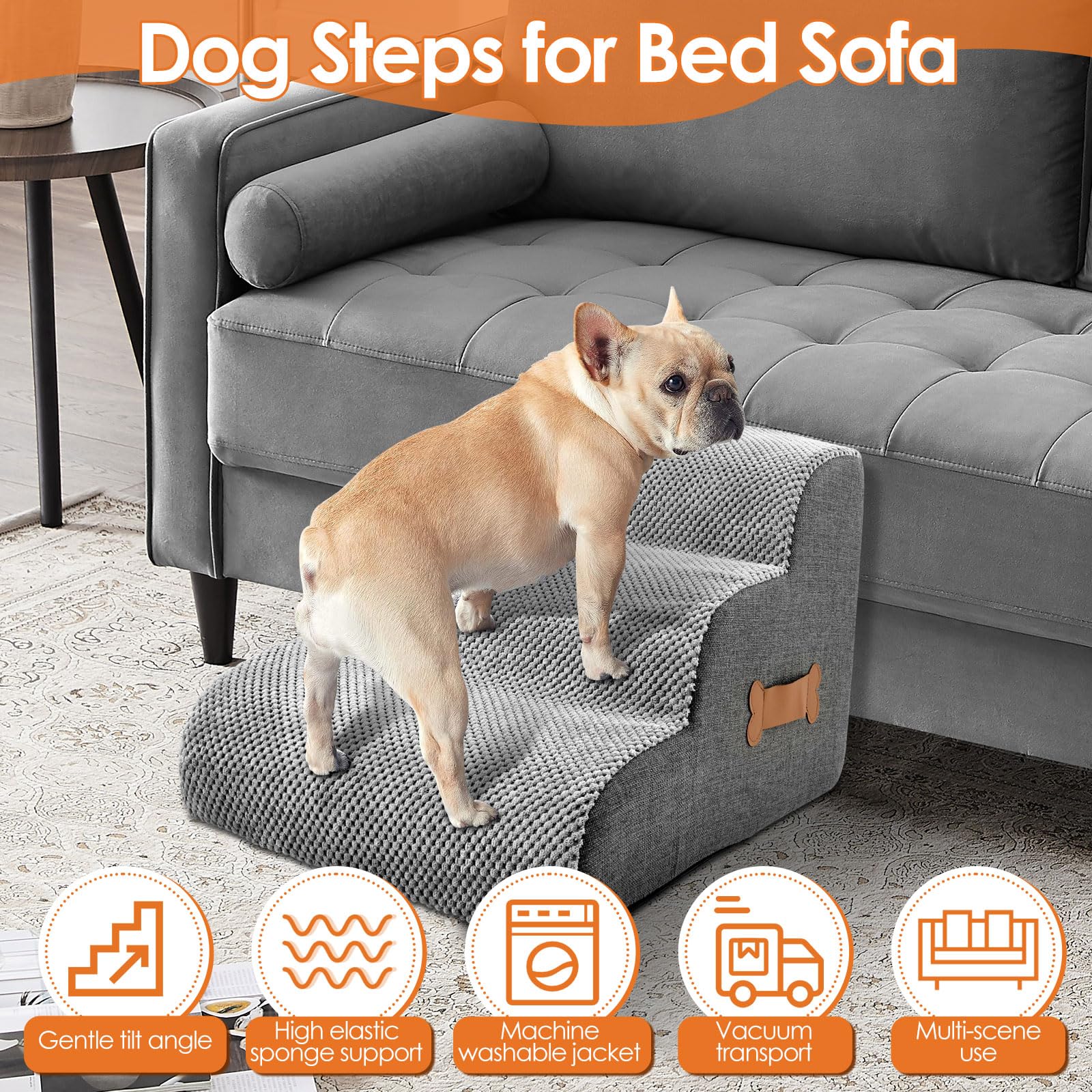 Furniture Hardware For Bed - Escada/Rampa para Cães com Alça em