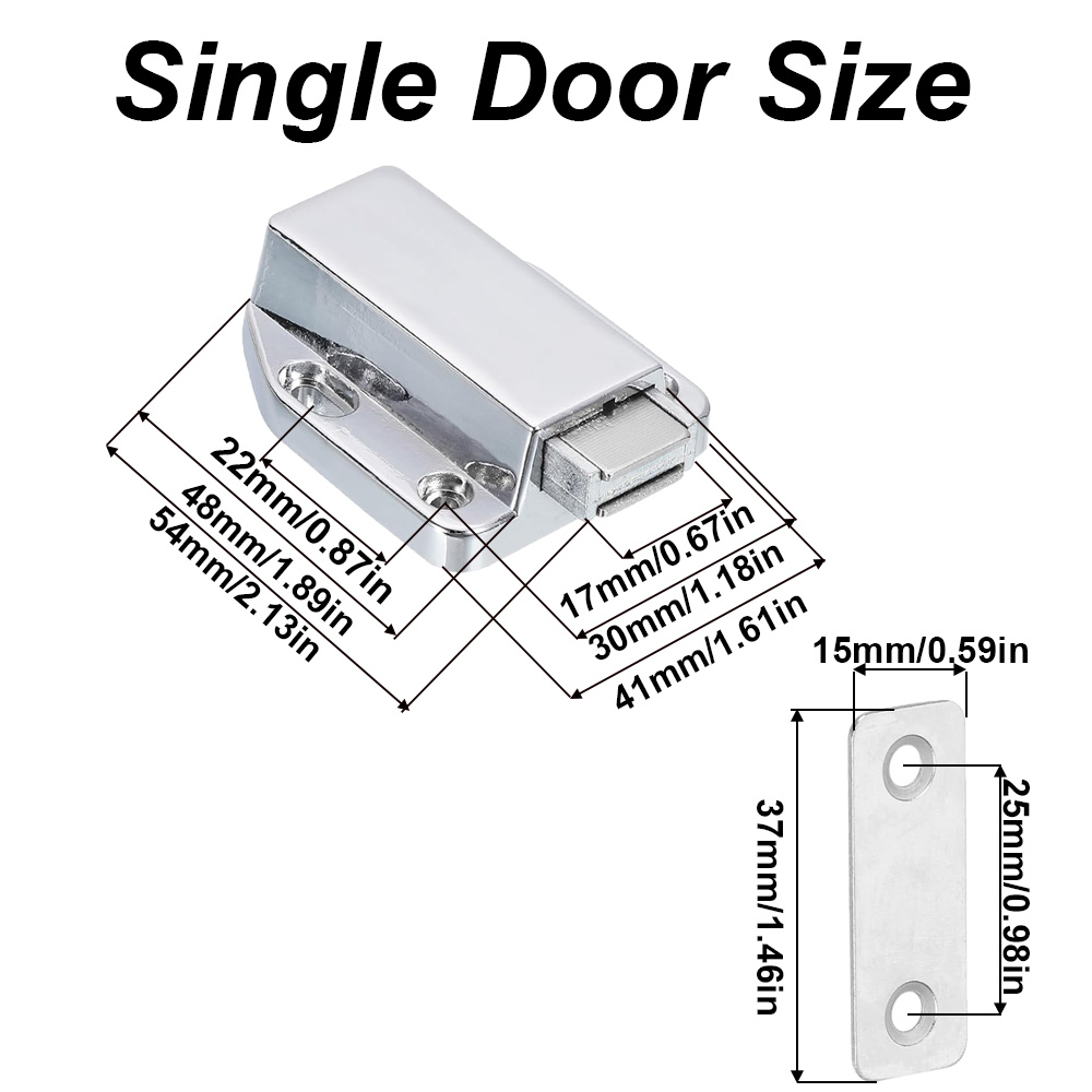 Travas magnéticas para armário - Magnetic Catch Door avaliação e preço