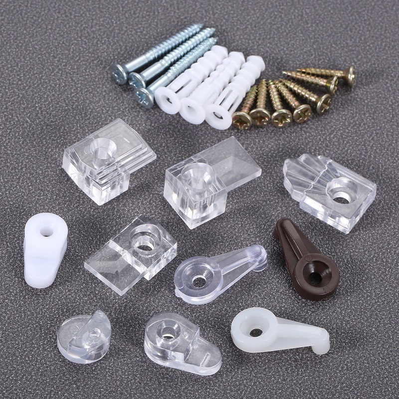 Vidro Plástico Retentor Clipes - Furniture Hardware Connectors avaliação e preço