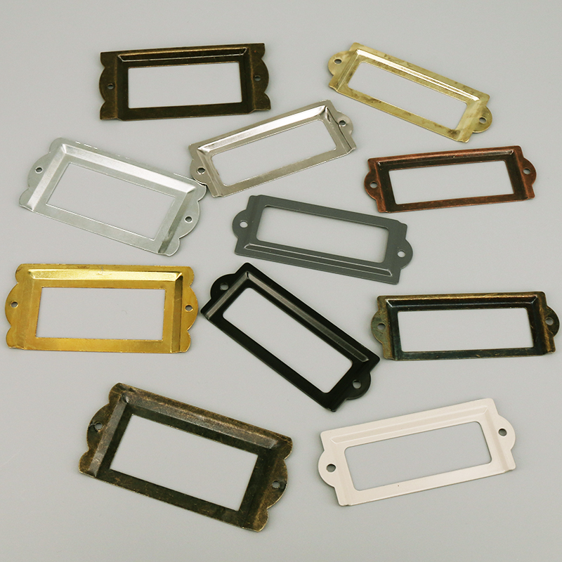 4 pçs antigo ferro tag etiquet - Furniture Hardware Names avaliação e preço