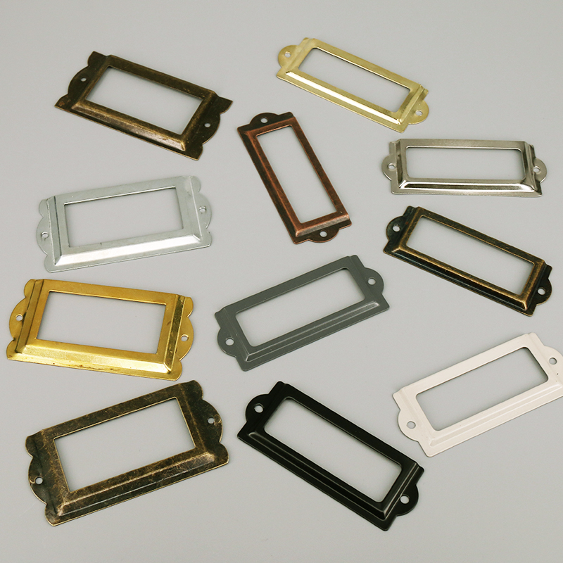 4 pçs antigo ferro tag etiquet - Furniture Hardware Names avaliação e preço