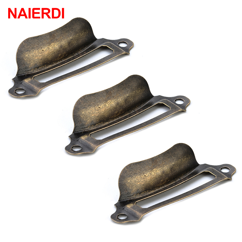 NAIERDI-Antique Box Label Hand - Furniture Hardware Names avaliação e preço