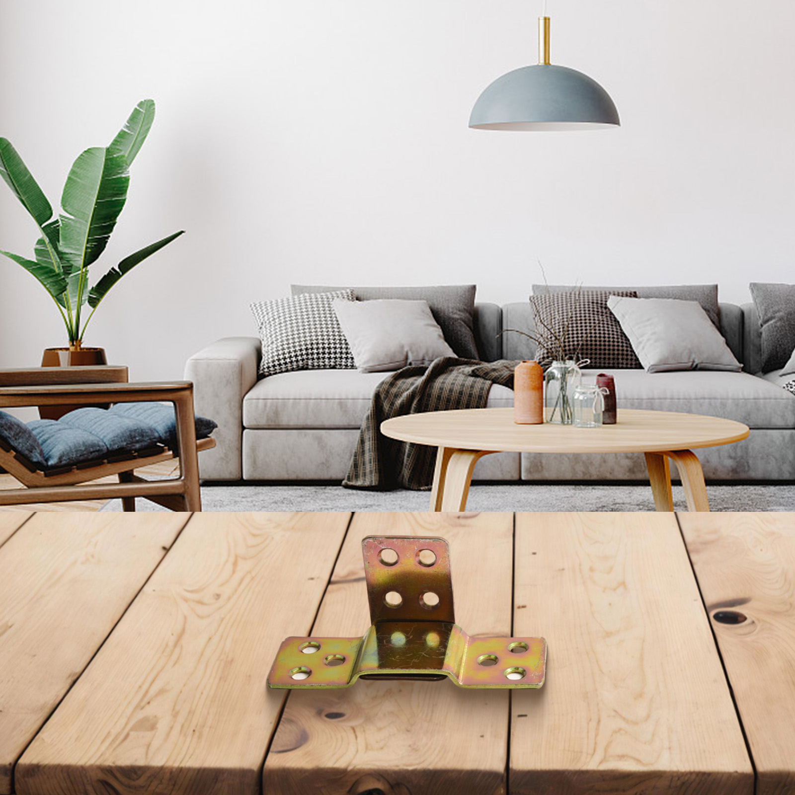 5 Peças Suporte Metálico para  - Furniture Hardware Replacement avaliação e preço