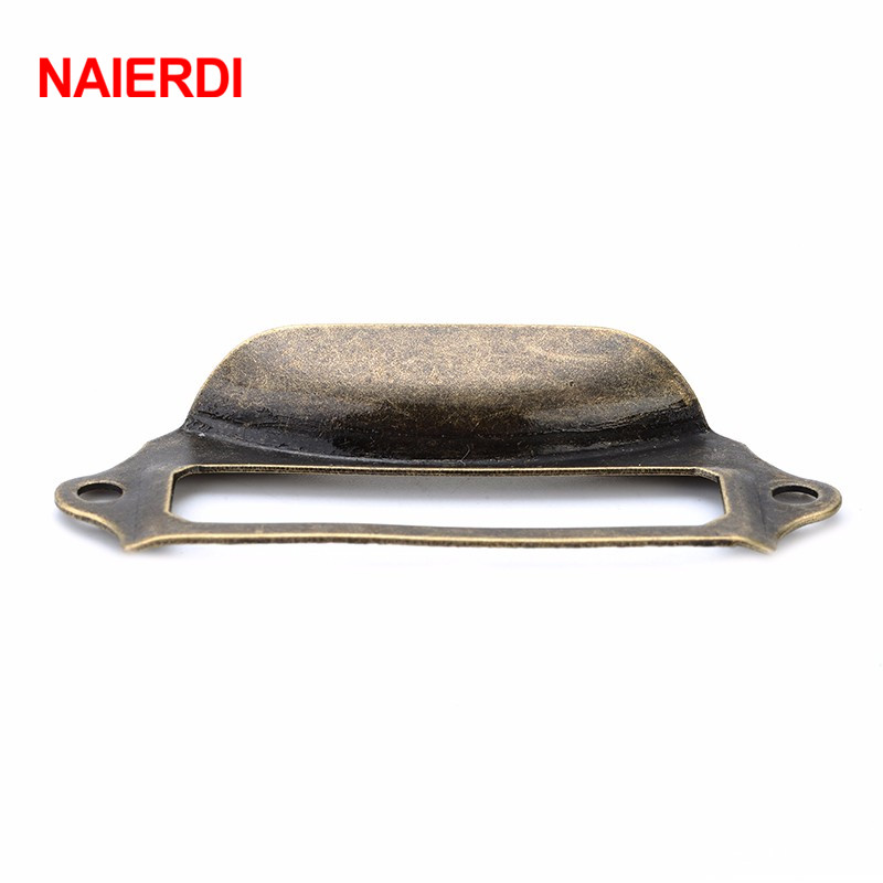 NAIERDI-Antique Metal Latão Et - Furniture Hardware Names avaliação e preço