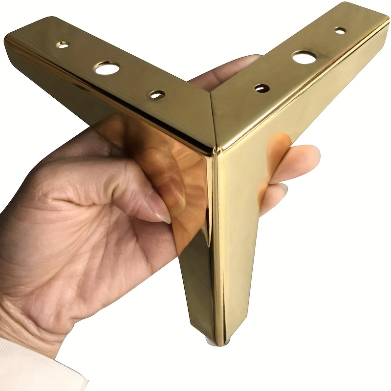 4 peças de pés de metal para m - Furniture Hardware Replacement avaliação e preço