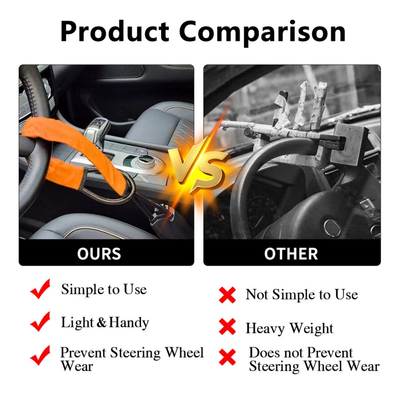Bloqueio de volante de carro c - Universal Furniture Hardware avaliação e preço