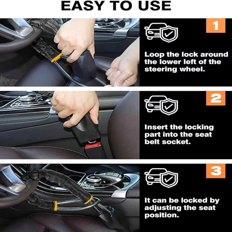 Bloqueio de volante de carro c - Universal Furniture Hardware avaliação e preço